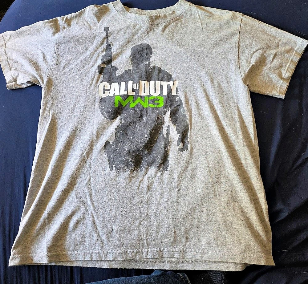 Activision Call of Duty Modern Warfare 3 Promo T-Shirt Gray